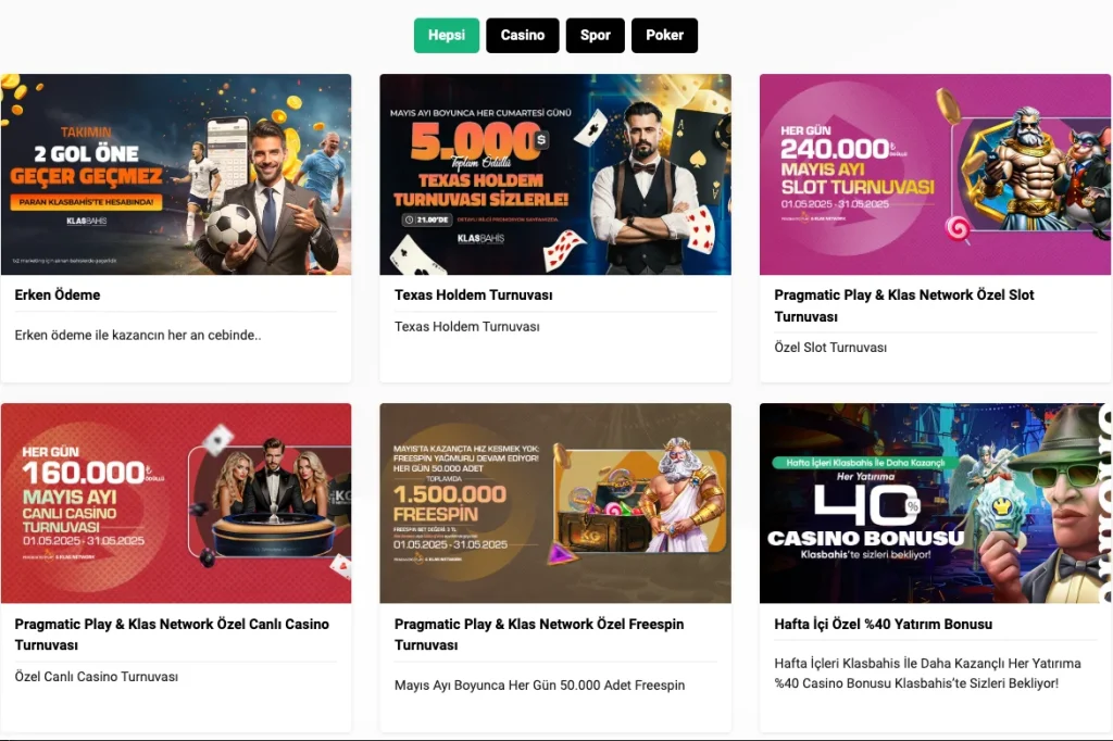 Hoş Geldin Bonusları ve Promosyonlar